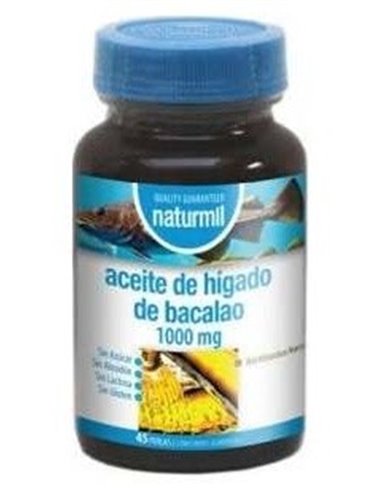 Aceite De Higado De Bacalao 1000Mg. 45Perlas de Dietmed