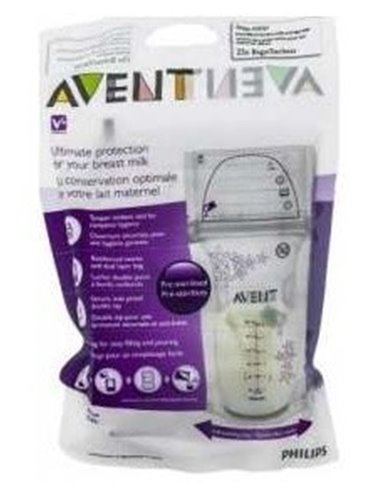 Bolsas Para Leche Materna 180Ml/25Ud Scf603/25 de Avent
