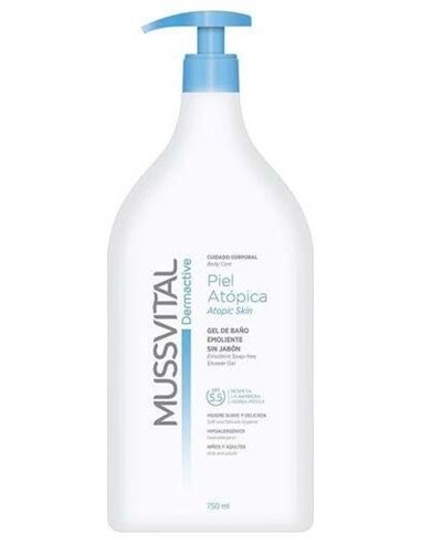 Mussvital Dermactive Gel Baño Piel Atopica 700Ml de Mussvital