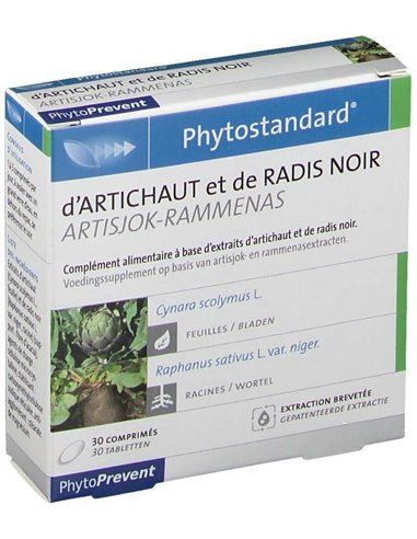 Phytostandard Alcachofa-Rabano Negro 30Comp. de Pileje