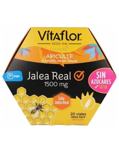 Vitaflor Jalea Real 1500Mg. 20Viales de Vitaflor