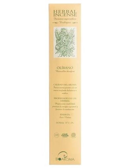 Herbal Incense Olibano Ayurveda 5Packsx12Uds. de Bioaroma