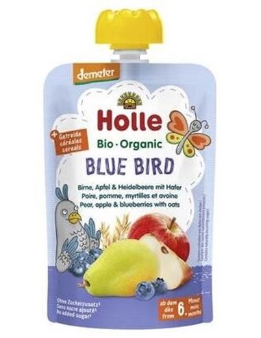 Smoothie Blue Bird Pera-Arandanos 6Meses 100Gr Dem de Holle