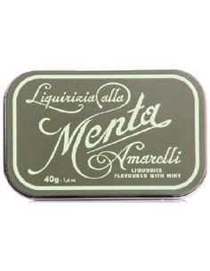 Amarelli Green Favette Menta Expositor 12X40 Gramos Amarelli