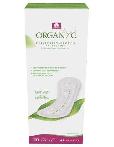 Salvaslip Maxi 20Uds. de Organyc