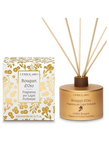 Bouquet De Oro Fragancia Para Leños (Mikados) 200M de L´Erbolario