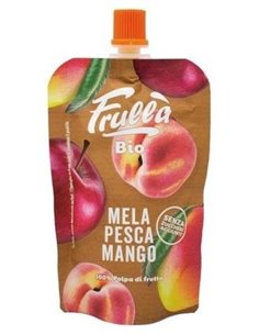 Pure De Manzana Melocoton Y Mango 100 Gramos Bio Frulla