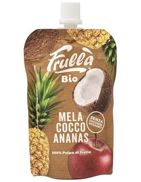 Pure De Manzana Coco Y Piña 18 Uds X  100Gr. Bio de Frulla