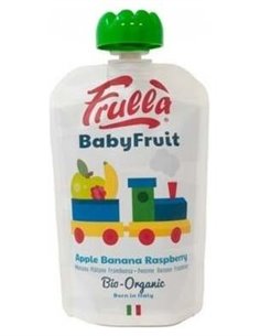 Baby Pure De Manzana Platano Frambuesa 10 Uds X 100 Gr  Bio de Frulla