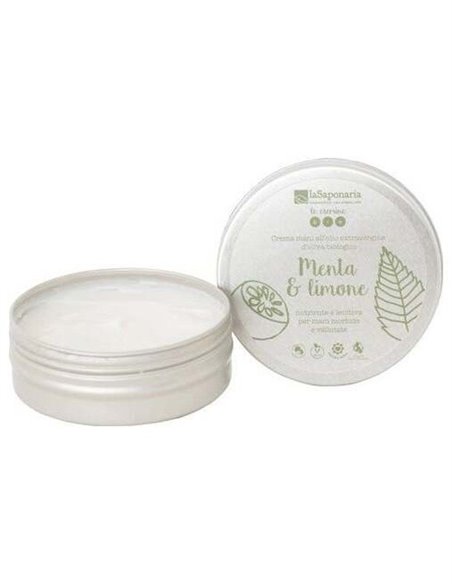 Crema De Manos Menta Y Limon 60Ml. de La Saponaria