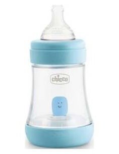 Biberon Perfect5 0 M + 150  Ml Sil Azul Chicco