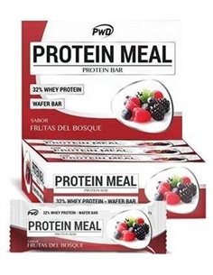 Protein Meal Barritas Frutas Del Bosque 12Uds. Pwd Nutrition