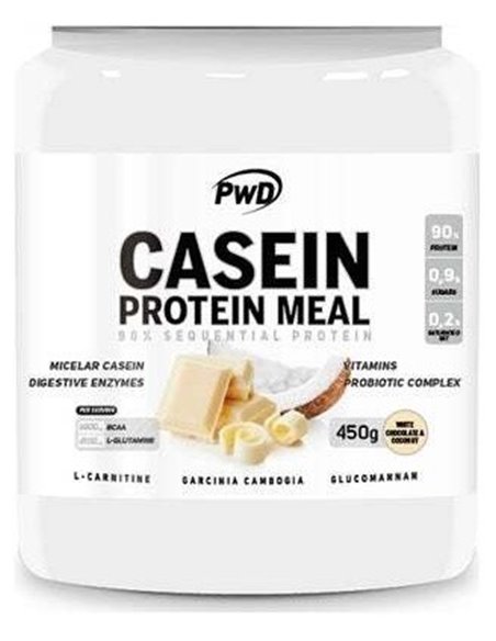 Casein Protein Meal Chocolate Blanco Con Coco 450G Pwd Nutrition
