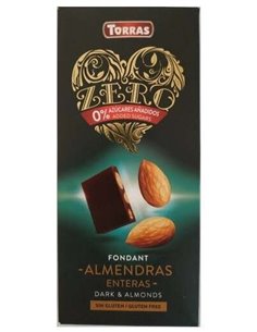 Chocolate Negro 72% Con Almendra Zero 150Gr de Torras