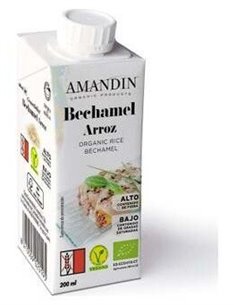 Bechamel De Arroz 200Ml 24Uds. Bio de Amandin