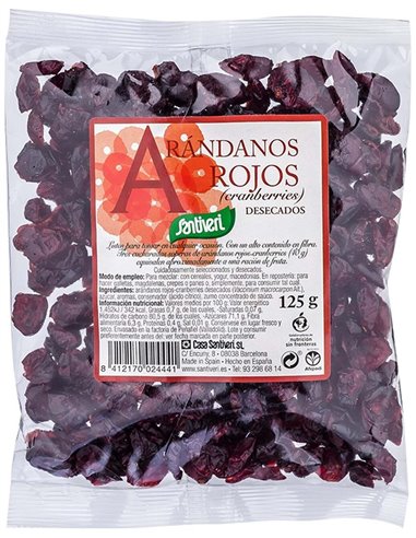 Arandanos Rojos Desecados 125Gr. de Santiveri