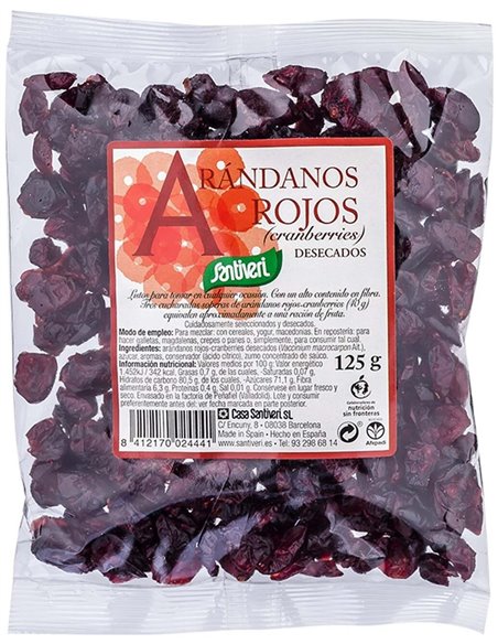 Arandanos Rojos Desecados 125Gr. de Santiveri