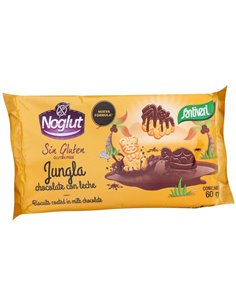 Noglut Galletas Jungla  De Chocolate Con Leche 60G de Santiveri