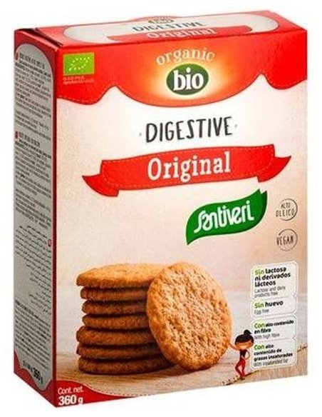 Galletas Digestive Origlnal  2 Paquetes 396Gr. Bio de Santiveri