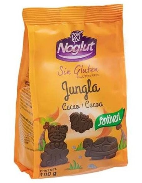 Noglut Galletas Jungla Cacao 100Gr. de Santiveri