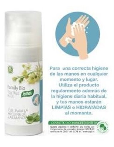 Gel Aloe Vera Higiene De Manos 50Ml. Bio** de Santiveri