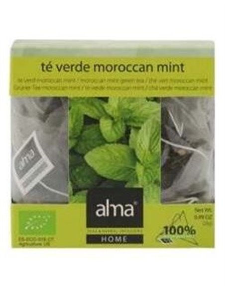 Te Verde Moroccan Mint Infusion 15Piramide Eco Alma Home