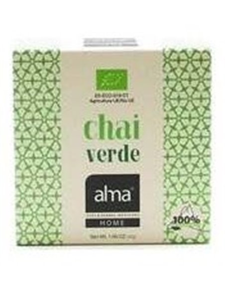 Te Verde Chai Infusion 15Piramides. Eco Vegan Alma Home