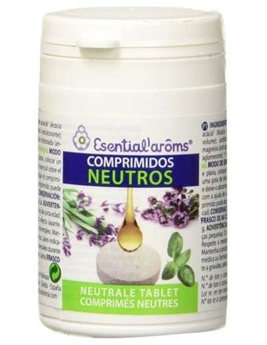 Comprimidos Neutros 60 Comp. de Esential Aroms