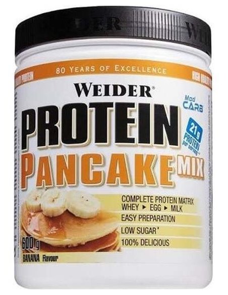 Weider Protein Pancake Platano 600Gr. de Weider
