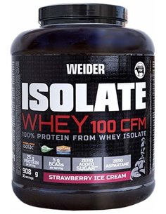 Weider Isolate Whey 100 Cfm Fresa 908Gr. de Weider