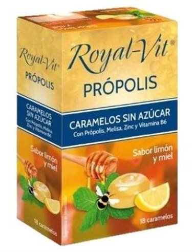 Royal-Vit Caramelos Própolis Expositor Que Contiene 12 Cajitas de Royal-Vit®