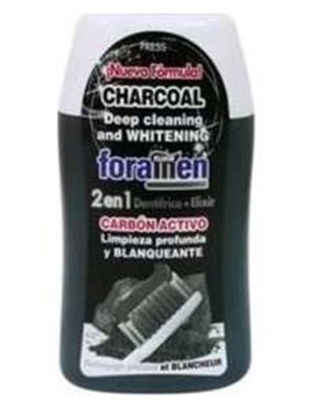 Crema Dental Charcoal Carbon Activo 2En1 100Ml. de Oradent