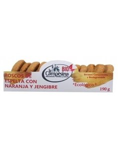 Roscos Navidad Naranja-Jengibre 190G Eco Vegan de La Campesina