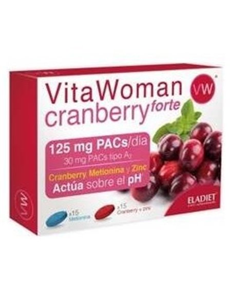 Vita Woman Cramberry Forte 15Cap.+15Cap. de Eladiet