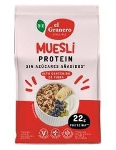 Muesli Protein 375Gr. Bio de El Granero