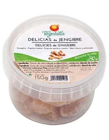 Delicias De Jengibre Caramelos De Goma 150Gr. de Vegetalia