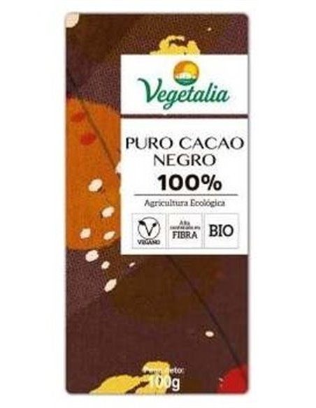 Chocolate Negro 100% 100Gr. Bio Ccpae de Vegetalia