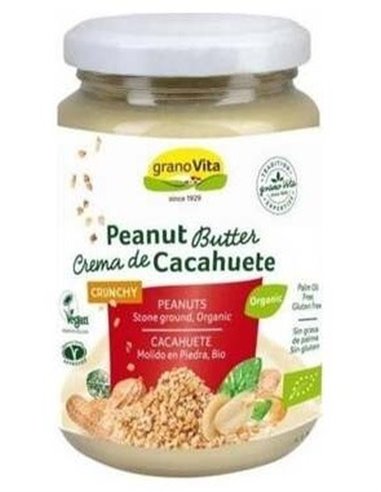 Crema De Cacahuete Crunchy 350Gr. Bio de Granovita