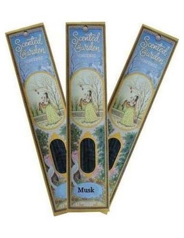 Incienso Stick Musk 12Uds. Scented Garden de Radhe Shyam