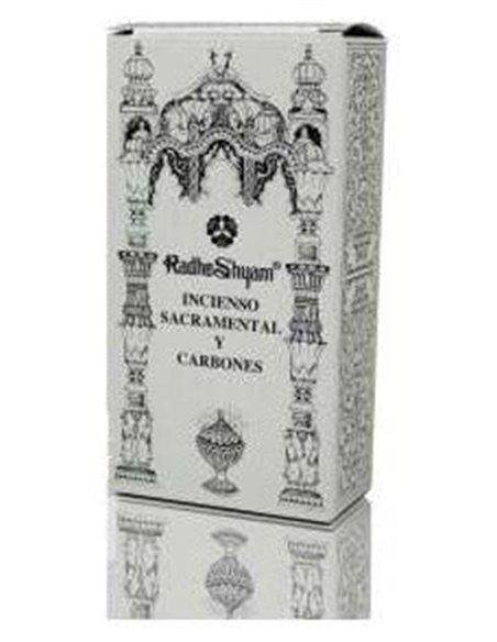Incienso Sacramental Y Carbones 100Gr. de Radhe Shyam