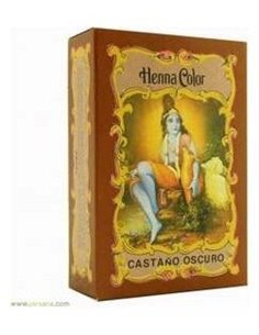 Henna Polvo Castaño Oscuro Profundo 100Gr. de Radhe Shyam