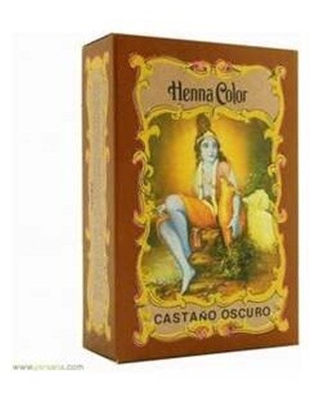 Henna Polvo Castaño Oscuro Profundo 100Gr. de Radhe Shyam