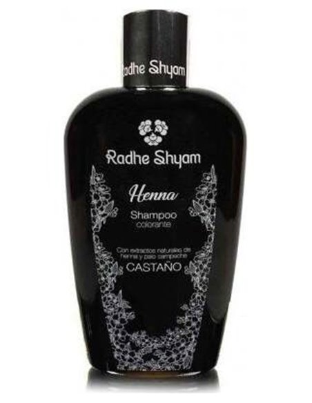 Champu Henna Color Castaño 400Ml. de Radhe Shyam