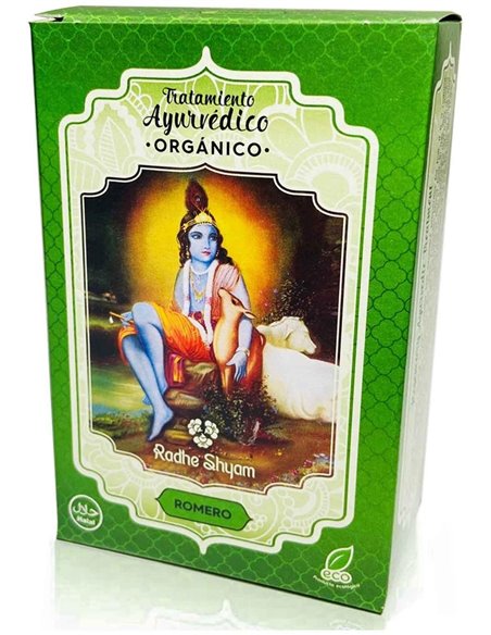Tratamiento Capilar Ayurvedico Romero 100Gr. Eco de Radhe Shyam