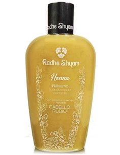 Balsamo Acondicionador Henna Color Rubio 400Ml. de Radhe Shyam