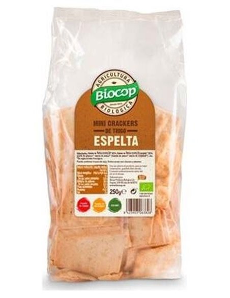 Mini Crackers De Trigo Espelta 250Gr. Bio Vegan de Biocop