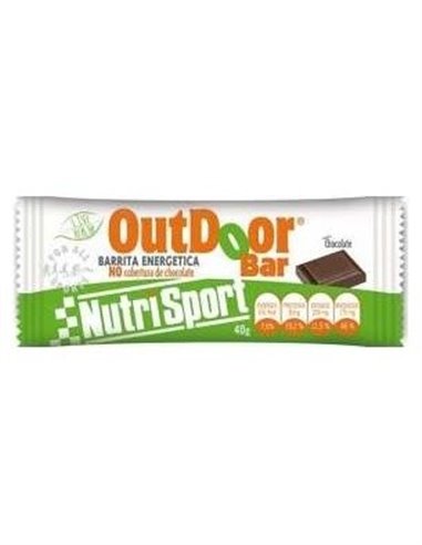 Barrita Energ. Outdoor Chocolate S/C Caja 20Unid. de Nutrisport