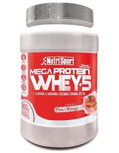 Mega Protein 5 Whey Chocolate 900Gr. de Nutrisport