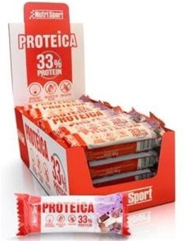 Barrita Proteica Doble Chocolate 24Uds. de Nutrisport