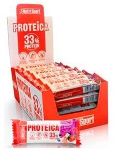 Barrita Proteica Red-Berries 24Unid. Nutrisport